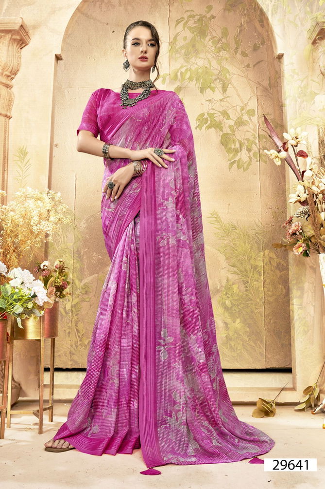 Navita Vol 3 By Vallabhi Georgette Printed Daily Wear Saree Suppliers In India
